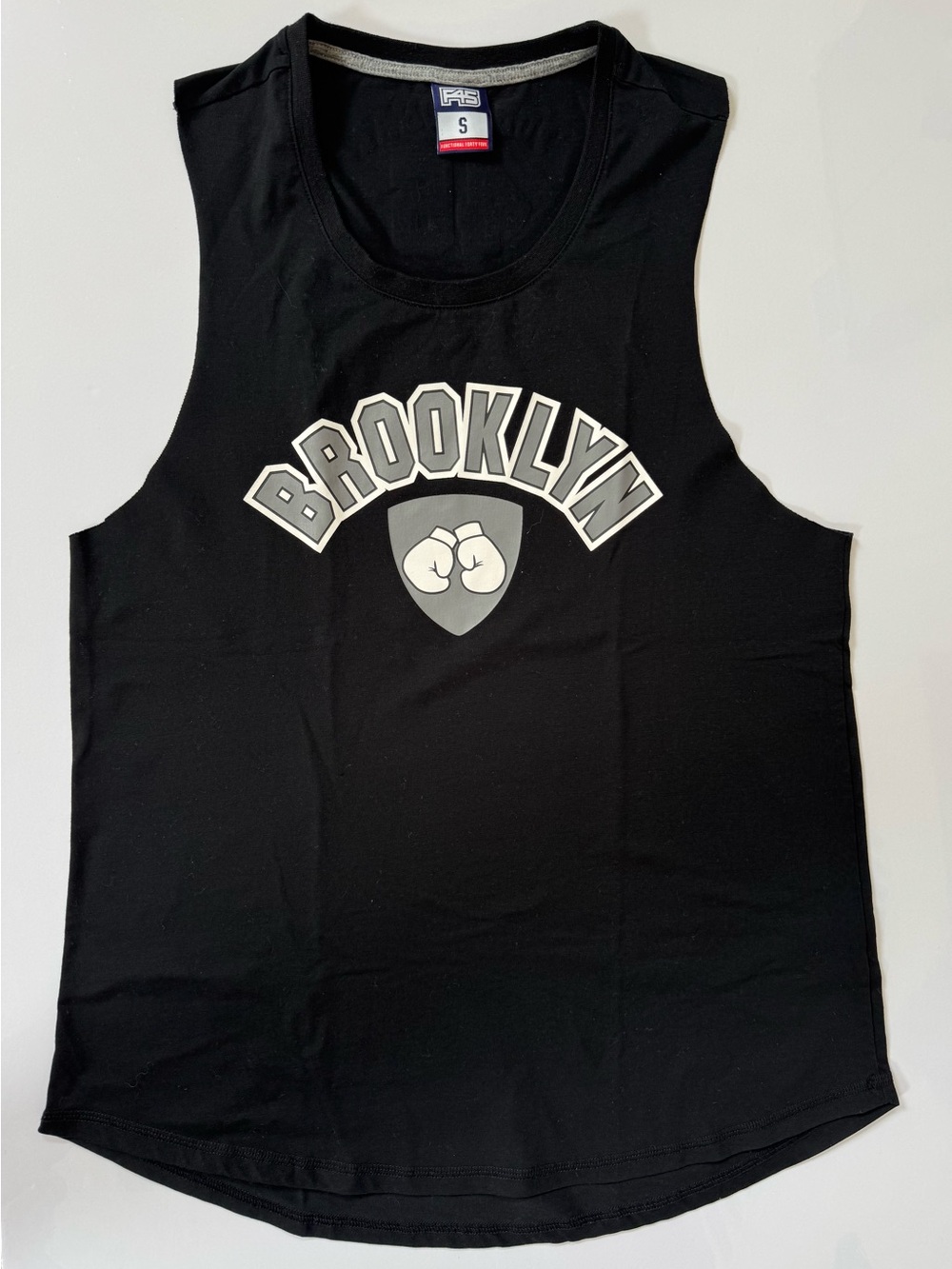 F45 Training 'Brooklyn' Sleeveless Black Muscle Tank Top - S | Functional 45